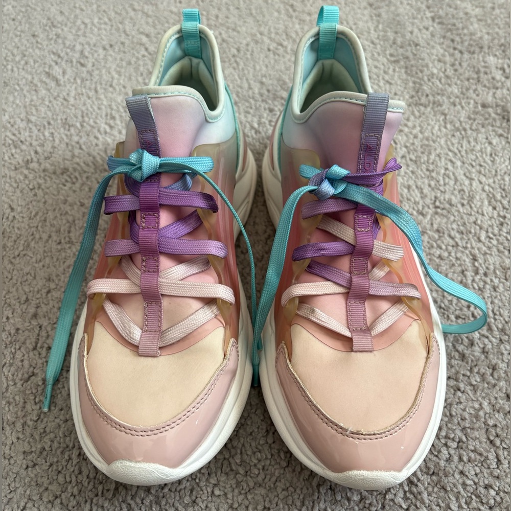 Aldo Blue and Pink Ombre Sneakers